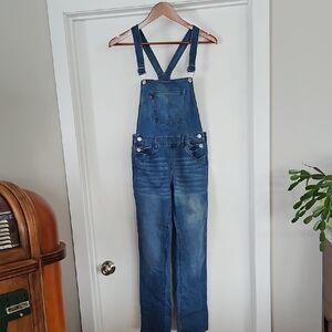 LEVIS DISTRESSED OVERALLS
